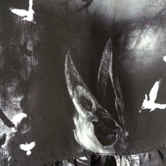 💖 Hell bunny goth Raven dress 💖 - Picture 8 of 8